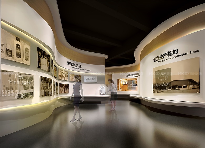 如何在企業(yè)傳統(tǒng)靜態(tài)展館裝修中展示企業(yè)的歷史？